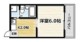 スカイドーム寺田 203 ｜ 京都府城陽市寺田西ノ口（賃貸マンション1K・2階・19.00㎡） その2