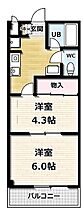 M’プラザ大住参番館 204 ｜ 京都府京田辺市大住責谷（賃貸マンション2K・2階・29.16㎡） その2