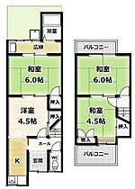 小倉町南浦貸家  ｜ 京都府宇治市小倉町南浦（賃貸テラスハウス4K・1階・49.26㎡） その2