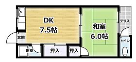 高木ハイツ 108 ｜ 京都府宇治市大久保町山ノ内（賃貸アパート1DK・1階・27.87㎡） その2