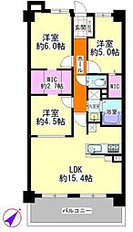 間取図画像 3LDK