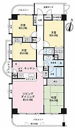 イトーピア小金公園 4LDKの間取図画像