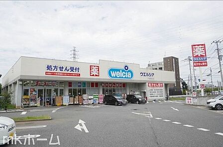ウエルシア千葉園生店 徒歩14分。 1100m
