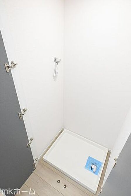 洗濯機置き場も広めのスペースを確保しております!是非、現地にてスペースを確認してみてください!