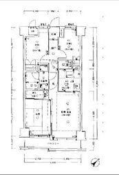 藤和シティコープ稲毛 3LDKの間取図画像