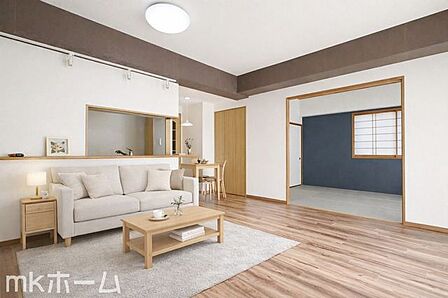 ※家具はCGイメージ画像です。通風と採光を考慮したリビングは家族が自然と集まる空間となります!