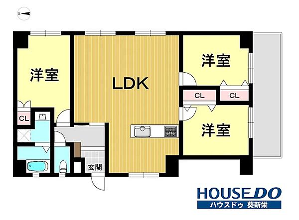 間取りを拡大表示