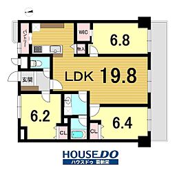 間取図画像 3LDK