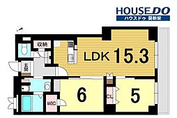 ポルト大曽根 2LDKの間取図画像