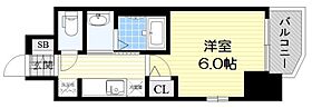 エステムコート大阪WEST  ｜ 大阪府大阪市西区九条1丁目（賃貸マンション1K・7階・21.77㎡） その2