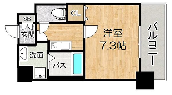 CASSIA福島駅前 ｜大阪府大阪市福島区福島5丁目(賃貸マンション1K・2階・25.05㎡)の写真 その2