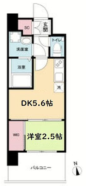 セレニテ福島プリエ ｜大阪府大阪市福島区吉野5丁目(賃貸マンション1DK・6階・24.53㎡)の写真 その2