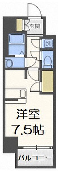 レジュールアッシュOSAKA今里駅前 ｜大阪府大阪市東成区大今里西3丁目(賃貸マンション1R・7階・27.56㎡)の写真 その2