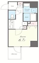 Fujiman北梅田  ｜ 大阪府大阪市北区豊崎4丁目（賃貸アパート1K・11階・26.22㎡） その2