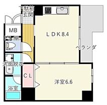 ES-Grande Umedakita  ｜ 大阪府大阪市北区中津7丁目（賃貸マンション1LDK・8階・39.87㎡） その2