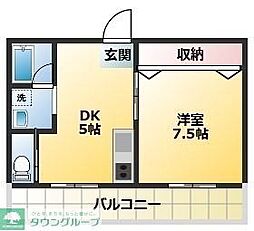 間取図画像 1DK
