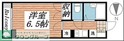 グラッドヒルズ明大前 1Kの間取図画像