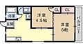 グローリィハイツ八戸ノ里2階5.6万円