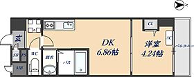 ドムス吉田 603 ｜ 大阪府東大阪市中新開2丁目3-15（賃貸マンション1LDK・6階・27.75㎡） その2