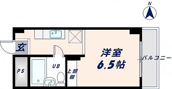 サニーハイム上小阪 37｜大阪府東大阪市上小阪4丁目(賃貸マンション1R・3階・18.00㎡)の写真 その2