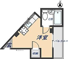 サンコート高安 201 ｜ 大阪府八尾市高安町南4丁目（賃貸マンション1R・2階・17.00㎡） その2