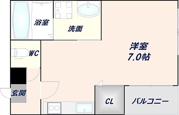 ORBIT巽南 301｜大阪府大阪市生野区巽南3丁目(賃貸アパート1R・3階・20.08㎡)の写真 その2