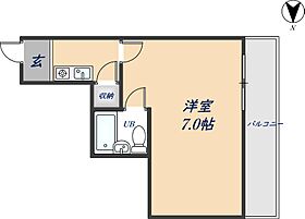 レインボーエム 409 ｜ 大阪府大東市寺川3丁目11-29（賃貸マンション1K・4階・18.00㎡） その2