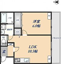 グラスロード石切 205 ｜ 大阪府東大阪市東石切町3丁目3-2（賃貸アパート1LDK・2階・38.92㎡） その2