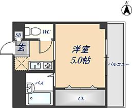 クレール住道 302 ｜ 大阪府大東市赤井2丁目12-3（賃貸アパート1K・3階・19.12㎡） その2