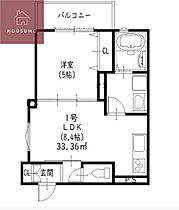 クリエオーレ津の辺町I 101 ｜ 大阪府大東市南津の辺町21-34（賃貸アパート1LDK・1階・33.36㎡） その2