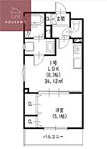 クリエオーレ津の辺町II 101 ｜ 大阪府大東市津の辺町21-33（賃貸アパート1LDK・1階・34.12㎡） その2