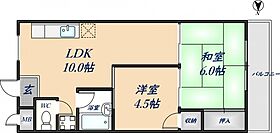 トリイプラザマンションI 202 ｜ 大阪府東大阪市鳥居町6-17（賃貸マンション2LDK・2階・44.99㎡） その2