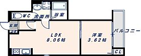 大阪府東大阪市大蓮東2丁目（賃貸アパート1LDK・1階・29.20㎡） その2