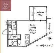 st.Residence南津の辺 301 ｜ 大阪府大東市南津の辺町43-10（賃貸アパート1LDK・3階・31.68㎡） その2