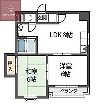 大阪府大阪市平野区西脇2丁目（賃貸マンション2LDK・7階・43.00㎡） その2