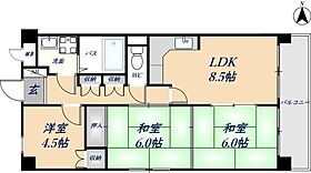 リーヴァ東花園 205 ｜ 大阪府東大阪市新池島町3丁目3-4（賃貸マンション3LDK・2階・58.32㎡） その2