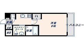 大阪府東大阪市長田西4丁目（賃貸マンション1K・6階・25.11㎡） その2