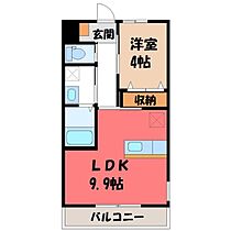 茨城県筑西市榎生1丁目（賃貸アパート1LDK・1階・36.00㎡） その2