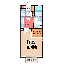 茨城県古河市東牛谷（賃貸アパート1K・2階・30.27㎡） その2