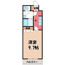 栃木県小山市大字犬塚（賃貸アパート1K・2階・29.75㎡） その2