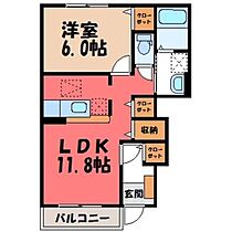 茨城県結城市大字結城（賃貸アパート1LDK・1階・42.80㎡） その2