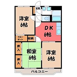 🉐敷金礼金0円！🉐東武日光線 新栃木駅 徒歩5分