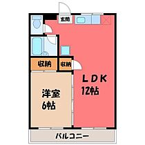 栃木県下野市上大領（賃貸アパート1LDK・2階・39.60㎡） その2