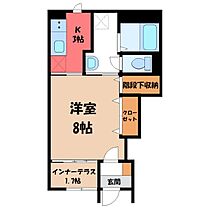 栃木県小山市神山2丁目（賃貸アパート1K・1階・33.81㎡） その2