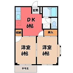 🉐敷金礼金0円！🉐両毛線 栃木駅 徒歩13分