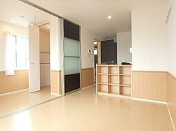 プランドール輝 A 2階1LDKのリビング/ダイニング