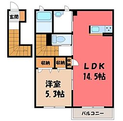 間取図画像 1LDK