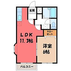 物件の間取り