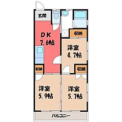 物件の間取り