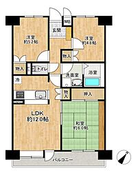 間取図画像 3LDK